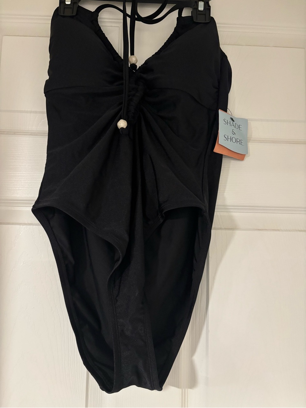 Shade & Shore Black womens One-Piece Swimsuit